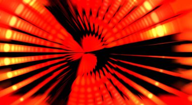 Siyah arkaplanda dönen ışık gösterisi. Lüks çizgiler. Parlak kıvrımlı duvar kağıdı. Uzay tüneli. Dönen ışık çemberi ya da maytap izi. Parlak konsept çizimi.