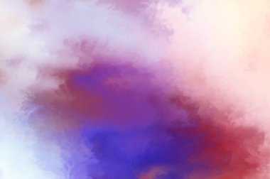 Modern fırça darbeleri. Poster, duvar sanatı, afiş, kart, kitap kapağı veya ambalaj için rahatlatıcı kompozisyonun yumuşak renkli çizimi. Pastel renklerle suluboya. 