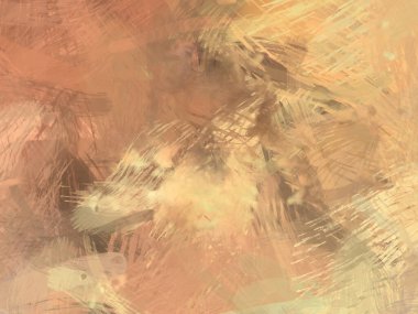 Soyut arkaplanda pürüzlü fırça darbeleri. Fırça boyası. Renkli boya darbeleri. Eşsiz duvar sanatı. Tuvaldeki modern sanat. Renkli çağdaş sanat eserleri.