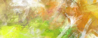 Soyut arkaplanda pürüzlü fırça darbeleri. Fırça boyası. Renkli boya darbeleri. Eşsiz duvar sanatı. Tuvaldeki modern sanat. Renkli çağdaş sanat eserleri.