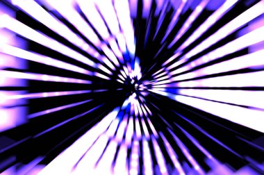 Siyah arkaplanda dönen ışık gösterisi. Lüks çizgiler. Parlak kıvrımlı duvar kağıdı. Uzay tüneli. Dönen ışık çemberi ya da maytap izi. Parlak konsept çizimi.