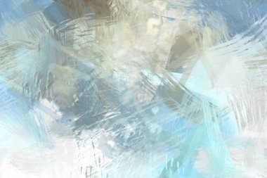 Soyut arkaplanda pürüzlü fırça darbeleri. Fırça boyası. Renkli boya darbeleri. Eşsiz duvar sanatı. Tuvaldeki modern sanat. Renkli çağdaş sanat eserleri.