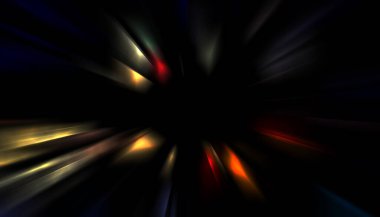 Parlayan yıldızın patlaması. Dinamik renkli arkaplan resmi. Parıldayan ışıklar duvar kağıdı. Tasarımınız için canlı şablon.