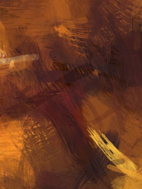 Soyut arkaplanda pürüzlü fırça darbeleri. Fırça boyası. Renkli boya darbeleri. Eşsiz duvar sanatı. Tuvaldeki modern sanat. Renkli çağdaş sanat eserleri.