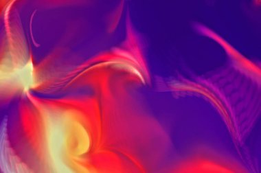 Hareketli girdapların soyut çizimi. Titreşimli renkli kıvrımların dönen akışı. Kıvrımlı ve kıvrımlı arka plan ve çizgiler. Garip duvar kâğıdı tasarımı. Dalgalanma arkaplanı.