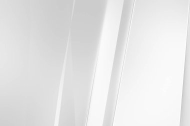 Soyut ışık fütüristik duvar kağıdı. Zarif, parlak çizgili arka plan. Geometrik katmanlı üç boyutlu beyaz arkaplan. Poster, broşür, sunum ve web sitesi için geometrik şablon tasarımı.