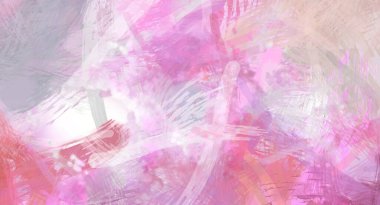 Soyut arkaplanda pürüzlü fırça darbeleri. Fırça boyası. Renkli boya darbeleri. Eşsiz duvar sanatı. Tuvaldeki modern sanat. Renkli çağdaş sanat eserleri.