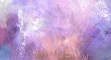 Soyut arkaplanda pürüzlü fırça darbeleri. Fırça boyası. Renkli boya darbeleri. Eşsiz duvar sanatı. Tuvaldeki modern sanat. Renkli çağdaş sanat eserleri.