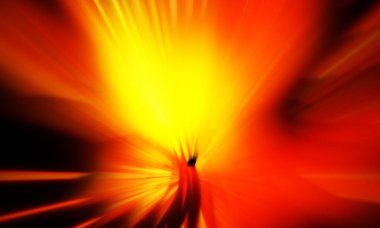 Siyah zemin üzerinde ışık parçacığı izleri. Parlayan parçacıkları ve çizgileri olan ışık patlaması yıldızı. Güzel hareketli soyut ışınlar duvar kağıdı. Renkli Patlama grafiği. Işık ışınlarının patlaması. 