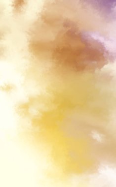 Modern fırça darbeleri. Poster, duvar sanatı, afiş, kart, kitap kapağı veya ambalaj için rahatlatıcı kompozisyonun yumuşak renkli çizimi. Pastel renklerle suluboya. 