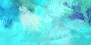 Soyut arkaplanda pürüzlü fırça darbeleri. Fırça boyası. Renkli boya darbeleri. Eşsiz duvar sanatı. Tuvaldeki modern sanat. Renkli çağdaş sanat eserleri.