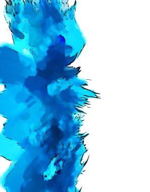 Mürekkep ve fosforlu kalemler yaratıcı çizimler. Beyaz arka planda boyama. El çizimi soyut renk dokuları. Poster, kart, davetiye, pankart, broşür, broşür için tasarım. Boyalı fırça darbeleri