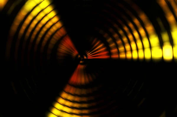 Вращение Светового Шоу Черном Фоне Роскошные Полосы Светящиеся Кружащиеся Обои — стоковое фото