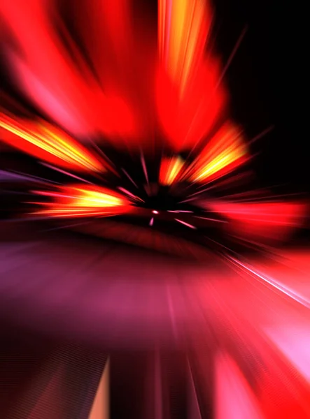 Colorful Vibrant Flashes Light Energy Warped Graphic Motion Background Dynamic — Stock Photo, Image