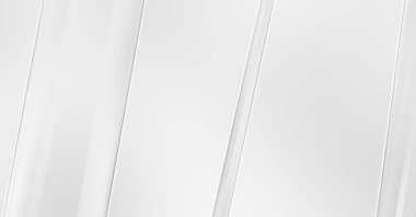 Soyut ışık fütüristik duvar kağıdı. Zarif, parlak çizgili arka plan. Geometrik katmanlı üç boyutlu beyaz arkaplan. Poster, broşür, sunum ve web sitesi için geometrik şablon tasarımı.