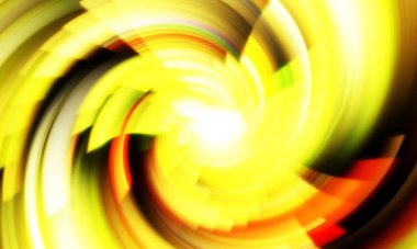 Dönen Işık gösterisi arka planı. Canlı renklerle donatılmış ruhani enerji girdabı. Renkli canlı hareket çizimi. Tanıtım geçmişi. Kutlama grafiği.