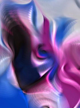 Hareketli girdapların soyut çizimi. Titreşimli renkli kıvrımların dönen akışı. Kıvrımlı ve kıvrımlı arka plan ve çizgiler. Garip duvar kâğıdı tasarımı. Dalgalanma arkaplanı.