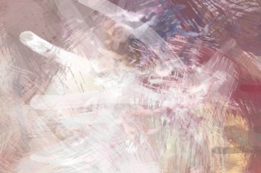 Soyut arkaplanda pürüzlü fırça darbeleri. Fırça boyası. Renkli boya darbeleri. Eşsiz duvar sanatı. Tuvaldeki modern sanat. Renkli çağdaş sanat eserleri.