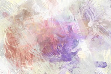 Soyut arkaplanda pürüzlü fırça darbeleri. Fırça boyası. Renkli boya darbeleri. Eşsiz duvar sanatı. Tuvaldeki modern sanat. Renkli çağdaş sanat eserleri.