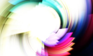 Dönen Işık gösterisi arka planı. Canlı renklerle donatılmış ruhani enerji girdabı. Renkli canlı hareket çizimi. Tanıtım geçmişi. Kutlama grafiği.