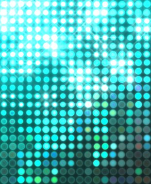 Parlak desenli duvar kağıdı. Sahne ışıkları olan renkli ışıkların ihtişamlı arkaplanı. Parlayan ışıklar siyah arka planda parti izleri. Sahne veya stadyum ışıklarının dijital illüstrasyonu. 