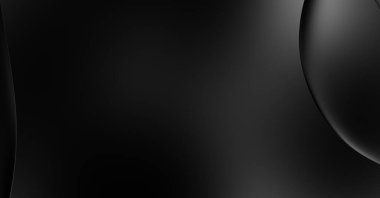 Web sitesi, poster, marka kimliği, broşür, sunum şablonu için lüks koyu bir arka plan. Dalgalı şekilli kaliteli tasarım. Dalgalanmalı soyut arkaplan. Pankart veya kapak tasarımı için dekorasyon.