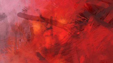 Soyut arkaplanda pürüzlü fırça darbeleri. Fırça boyası. Renkli boya darbeleri. Eşsiz duvar sanatı. Tuvaldeki modern sanat. Renkli çağdaş sanat eserleri.