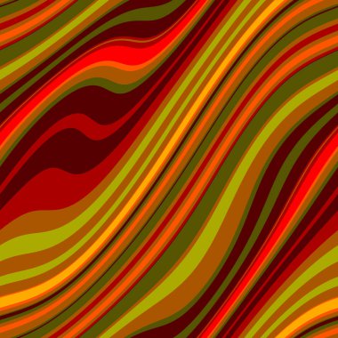 Renkli, dikişsiz şerit deseni. Soyut yüzey arkaplanı. Renkli duvar kağıtları. Retro parlak minimalist malzeme. Tekstil baskısı. Dekoratif motif.