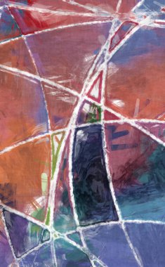 Tuval üzerinde etkileyici fırçalanmış resim. Soyut doku. 2D çizim. Geniş fırça darbeleri. Modern dijital sanat. Çağdaş fırça. Modern ifade. Popüler biçim boyanmış resim.