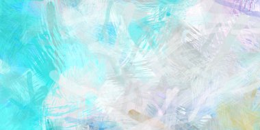 Soyut arkaplanda pürüzlü fırça darbeleri. Fırça boyası. Renkli boya darbeleri. Eşsiz duvar sanatı. Tuvaldeki modern sanat. Renkli çağdaş sanat eserleri.