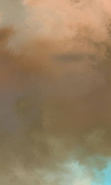 Modern fırça darbeleri. Poster, duvar sanatı, afiş, kart, kitap kapağı veya ambalaj için rahatlatıcı kompozisyonun yumuşak renkli çizimi. Pastel renklerle suluboya. 