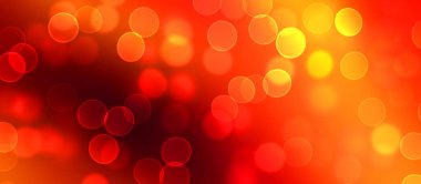 Kavramsal ışıklar duvar kağıdı. Güzel soyut çok renkli bokeh çemberleri parçacıklarla çevrili. Metninizi veya başlığınızı göstermek için boşluk ile odaklanmış olmayan canlı illüstrasyon. 