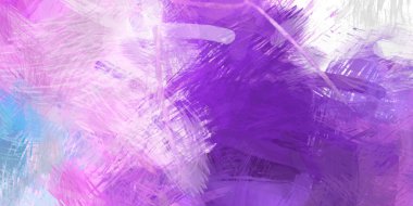 Soyut arkaplanda pürüzlü fırça darbeleri. Fırça boyası. Renkli boya darbeleri. Eşsiz duvar sanatı. Tuvaldeki modern sanat. Renkli çağdaş sanat eserleri.