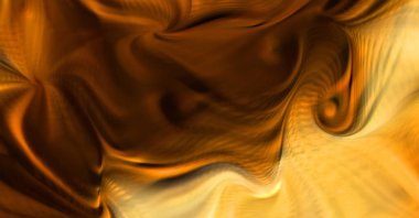 Hareketli girdapların soyut çizimi. Titreşimli renkli kıvrımların dönen akışı. Kıvrımlı ve kıvrımlı arka plan ve çizgiler. Garip duvar kâğıdı tasarımı. Dalgalanma arkaplanı.