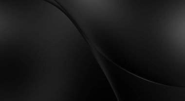 Web sitesi, poster, marka kimliği, broşür, sunum şablonu için lüks koyu bir arka plan. Dalgalı şekilli kaliteli tasarım. Dalgalanmalı soyut arkaplan. Pankart veya kapak tasarımı için dekorasyon.