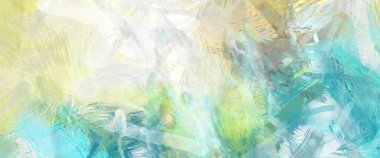 Soyut arkaplanda pürüzlü fırça darbeleri. Fırça boyası. Renkli boya darbeleri. Eşsiz duvar sanatı. Tuvaldeki modern sanat. Renkli çağdaş sanat eserleri.