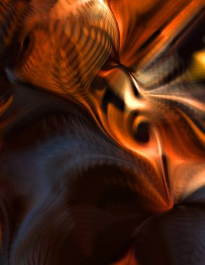 Hareketli girdapların soyut çizimi. Titreşimli renkli kıvrımların dönen akışı. Kıvrımlı ve kıvrımlı arka plan ve çizgiler. Garip duvar kâğıdı tasarımı. Dalgalanma arkaplanı.