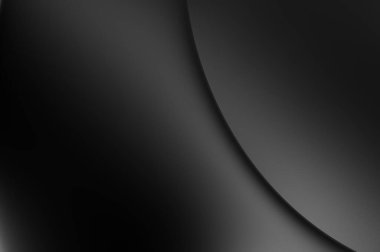 Web sitesi, poster, marka kimliği, broşür, sunum şablonu için lüks koyu bir arka plan. Dalgalı şekilli kaliteli tasarım. Dalgalanmalı soyut arkaplan. Pankart veya kapak tasarımı için dekorasyon.