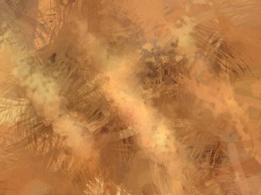 Soyut arkaplanda pürüzlü fırça darbeleri. Fırça boyası. Renkli boya darbeleri. Eşsiz duvar sanatı. Tuvaldeki modern sanat. Renkli çağdaş sanat eserleri.