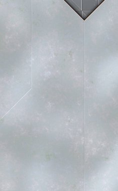 Katmanlı paneller. Fütürist soyut duvar kağıdı. Geometrik teknolojik yansıtıcı arka plan 3D metalik doku. Uzay gemisi desen yüzeyi.