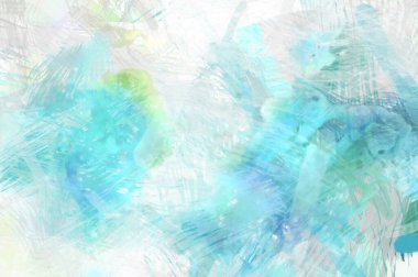 Soyut arkaplanda pürüzlü fırça darbeleri. Fırça boyası. Renkli boya darbeleri. Eşsiz duvar sanatı. Tuvaldeki modern sanat. Renkli çağdaş sanat eserleri.