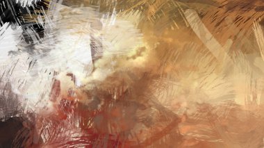 Soyut arkaplanda pürüzlü fırça darbeleri. Fırça boyası. Renkli boya darbeleri. Eşsiz duvar sanatı. Tuvaldeki modern sanat. Renkli çağdaş sanat eserleri.