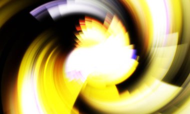 Dönen Işık gösterisi arka planı. Canlı renklerle donatılmış ruhani enerji girdabı. Renkli canlı hareket çizimi. Tanıtım geçmişi. Kutlama grafiği.