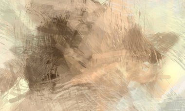 Soyut arkaplanda pürüzlü fırça darbeleri. Fırça boyası. Renkli boya darbeleri. Eşsiz duvar sanatı. Tuvaldeki modern sanat. Renkli çağdaş sanat eserleri.