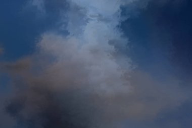 Modern fırça darbeleri. Poster, duvar sanatı, afiş, kart, kitap kapağı veya ambalaj için rahatlatıcı kompozisyonun yumuşak renkli çizimi. Pastel renklerle suluboya. 