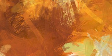 Soyut arkaplanda pürüzlü fırça darbeleri. Fırça boyası. Renkli boya darbeleri. Eşsiz duvar sanatı. Tuvaldeki modern sanat. Renkli çağdaş sanat eserleri.