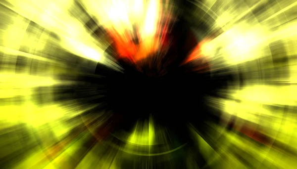 Espectacular Espectáculo Luces Explosión Colorida Vibrante Partículas Con Rayos Luz —  Fotos de Stock