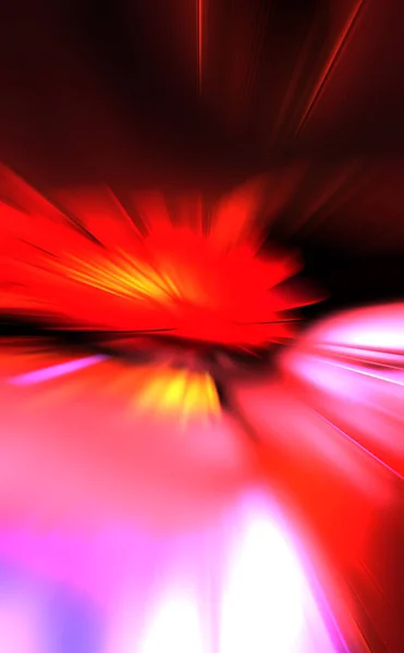 Colorful Vibrant Flashes Light Energy Warped Graphic Motion Background Dynamic — Stock Photo, Image