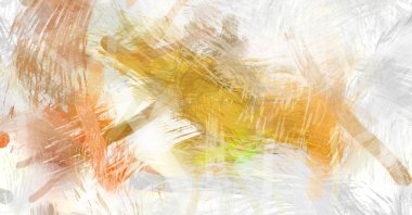 Soyut arkaplanda pürüzlü fırça darbeleri. Fırça boyası. Renkli boya darbeleri. Eşsiz duvar sanatı. Tuvaldeki modern sanat. Renkli çağdaş sanat eserleri.