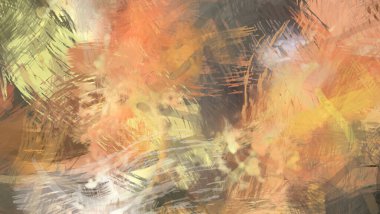 Soyut arkaplanda pürüzlü fırça darbeleri. Fırça boyası. Renkli boya darbeleri. Eşsiz duvar sanatı. Tuvaldeki modern sanat. Renkli çağdaş sanat eserleri.